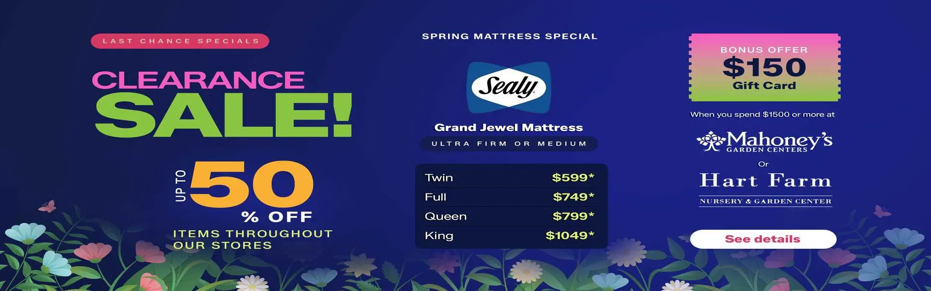 Spring Clearance Sale